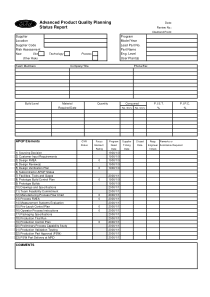 福特QS9000各种检查表(1)