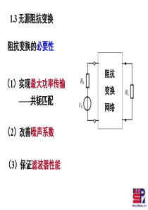 射频通信电路第一章无源阻抗变换1-2