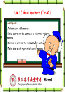 译林英语8B-Unit-5-Good-manners(Task)