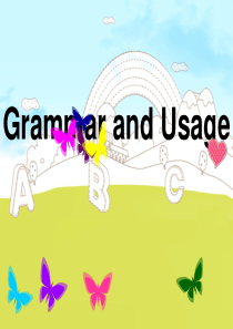 grammar-and-usage课件-现在完成时-现在完成进行时