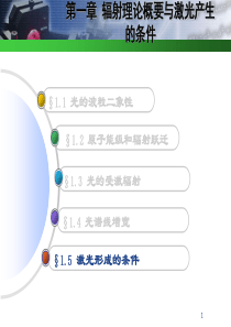 c1.5激光产生的条件