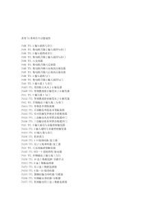 门电路器件对应型号