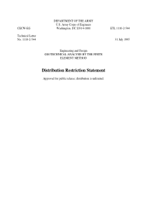 99[USACE] Geotechnical Analysis by the Finite Elem