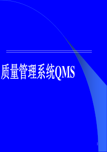 质量管理系统QMS(ppt 420)