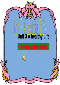 【英语】Unit3_A_healthy_life课件(人教版选修6)