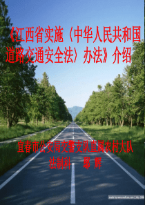 江西省实施中华人民共和国道路交通安全法办法