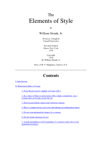 The-Elements-of-Style【original】