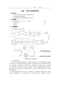 实验一-HDB3码型变换实验