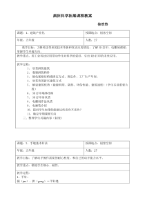 疯狂科学拓展课教案