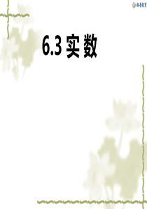 6.3实数-课件