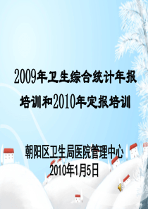 2009年卫生综合统计年报培训和2010年定报培训