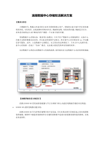 浪潮数据中心存储双活方案