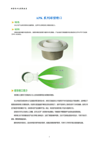 球型喷口选型参数表