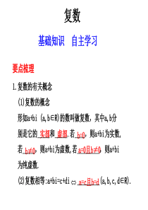 2011高考数学总复习课件13.6  数系的扩充与复数的引入 .exe