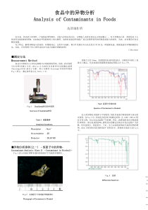 食品中的异物分析AnalysisofContaminan