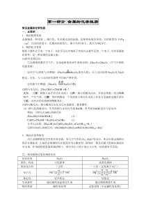 金属及其化合物知识点总结及习题