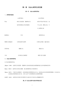 金盛华社会心理学笔记参考资料