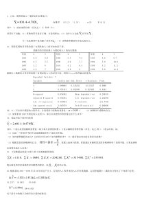 计量经济学题库(超完整版)及答案