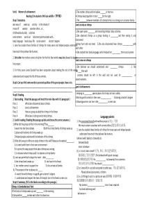 高一英语必修4-unit1-学案