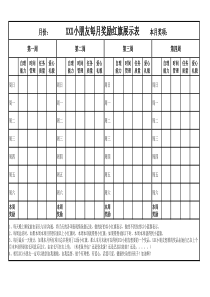 超实用小学生时间管理表(里面有奖励办法的呦!)