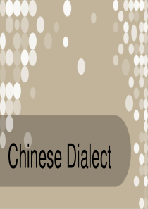 Chinese-Dialect