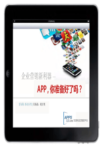 (ok)《APP企业应用推广方案》for直接商家