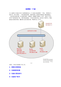 Active Directory系列之二.部署第一个域