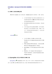 ActiveMQ4.1 +Spring2.0的POJO JMS方案