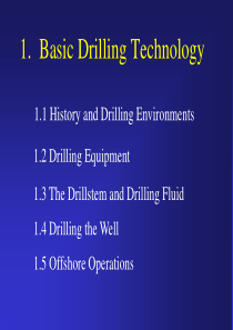 Part II 1 Basic Drilling Technology