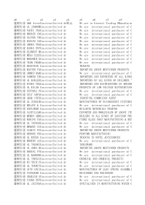 0_最新-阿拉伯联合酋长国最新采购商名录