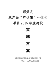 农产品冷链物流中心建设项目建议书(2016改)