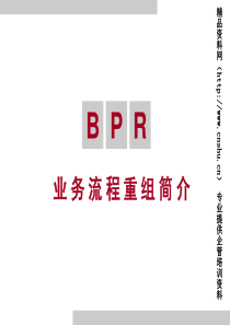 BPR业务流程重组简介