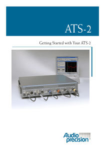 ATS-2音频分析仪--使用手册