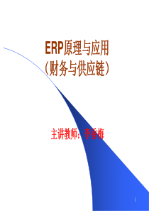 ERP原理与应用概述