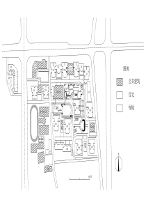 北京华清嘉园小区-总平面图