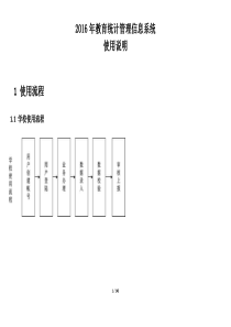 2016年教育统计管理信息系统使用说明