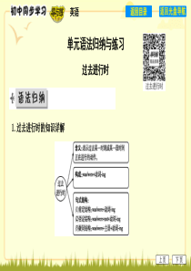 S人教版八年级英语下册Unit5单元语法归纳与练习