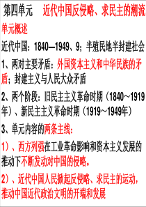 复习课件：近代中国反侵略、求民主的潮流(上课用)