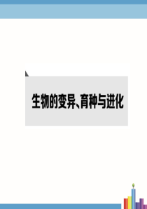 XXXX届基因突变、基因重组和染色体变异课件