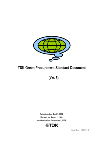 TDF绿色采购基准书(英语)