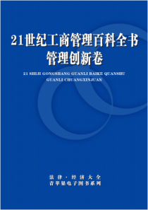 21世纪工商管理百科全书·管理创新