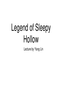 Legend of Sleepy Hollow