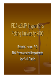 FDA-cGMP检查--英文