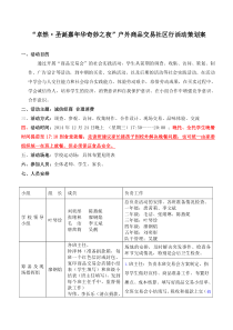 卓然・圣诞嘉年华奇妙之夜户外商品交易社区行活动方案