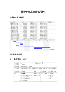 图书管理系统测试用例