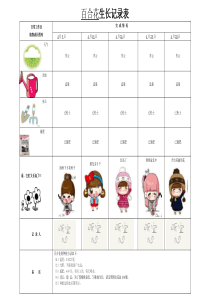 植物生长过程观察记录(大班下学期4月29日)