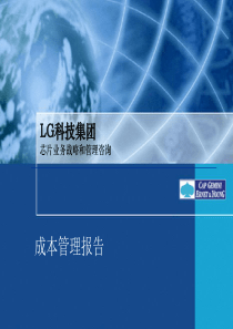 LG企业成本管理报告(PPT 34)(1)