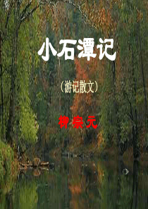 《小石潭记》PPT课件