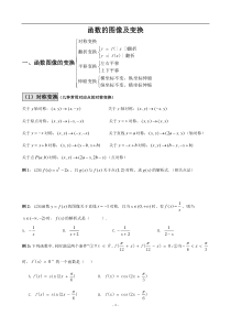 函数的图像及其变换(完整版)