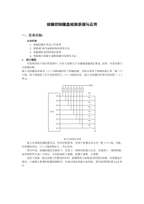 按键控制键盘检测原理与应用